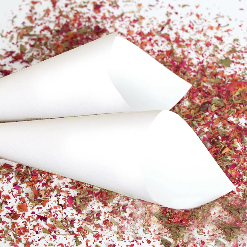 60 шт. Свадебные лепестки конусы для конфетти небольшой декор букета конфеты