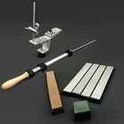 Популярная фиксированная точилка для ножей серебряный алмазный шлифовальный инструмент Система заточки фиксированная точилка для ножей Алмазный 120-1600 размер зерна
