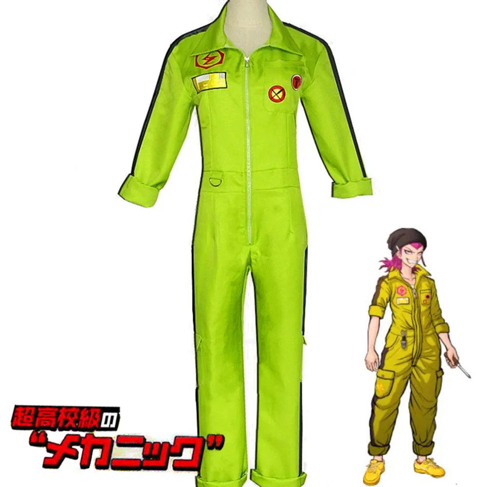 

Аниме Danganronpa V2 униформа косплей костюмы для женщин Kazuichi Souda боди Хэллоуин карнавальные вечерние костюмы косплей комплект