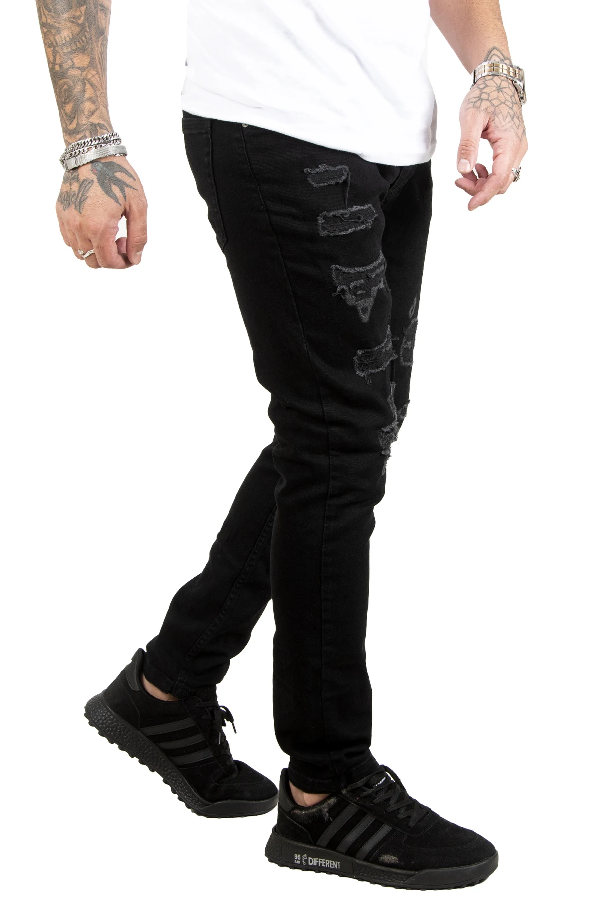 DeepSEA slit Slim Fit lycra men's jeans 2205126