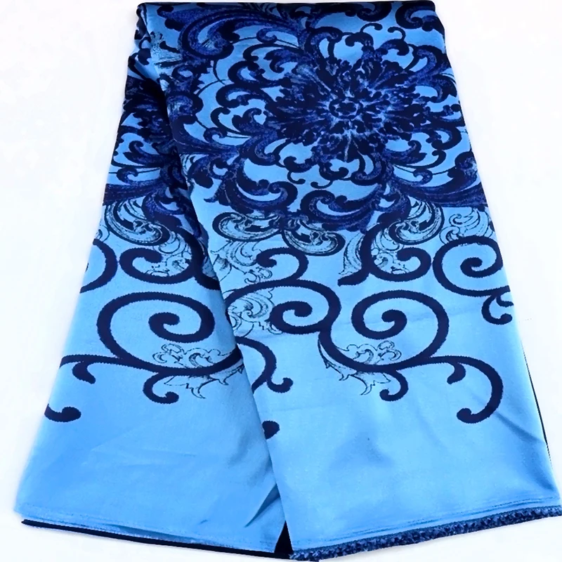 Новинка 2023 блестящая жаккардовая кружевная ткань 5 ярдов Дубайский дизайн