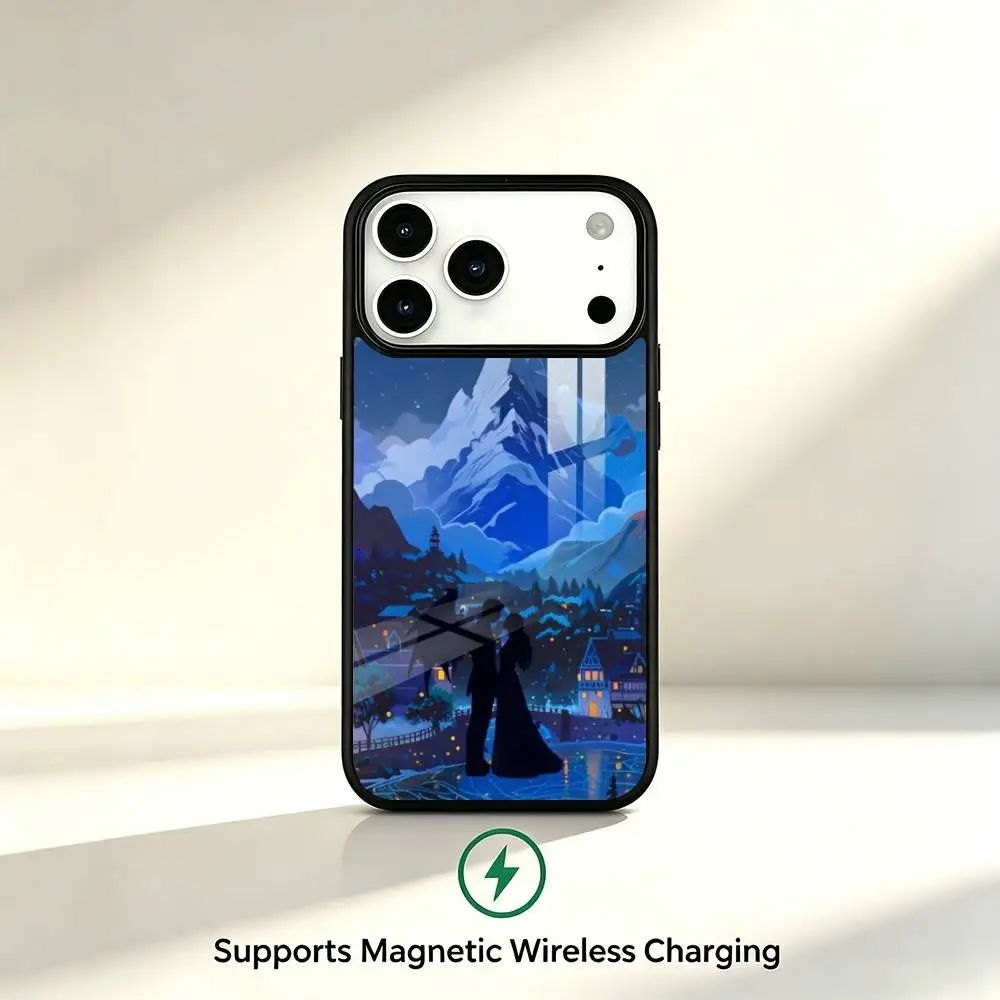 Фото Чехол для телефона Acotar Court Mist and Fury для iPhone 17, 16, 15, 14, 13, 12, 11 Plus, Pro с поддержкой магнитной беспроводной зарядки №2