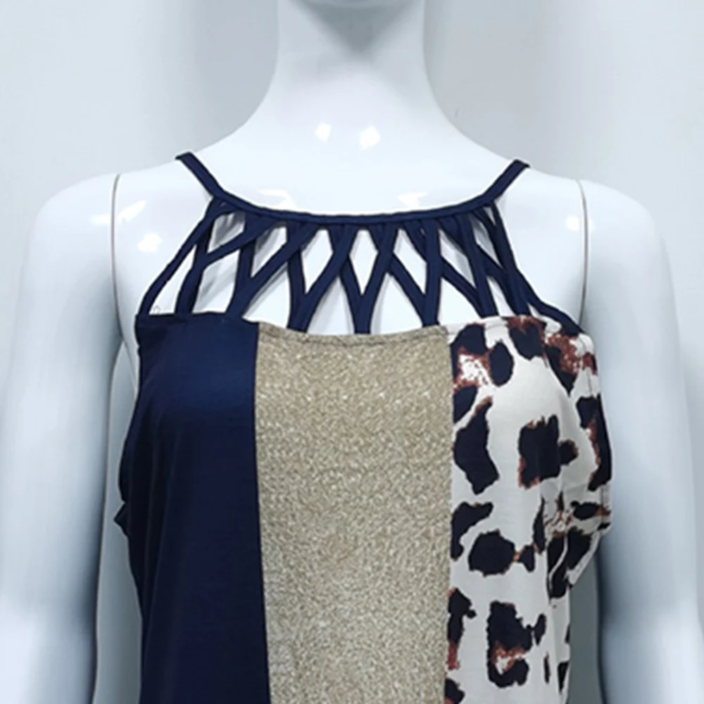 Женское мини-платье в этническом стиле весна-лето 2023 новое повседневное