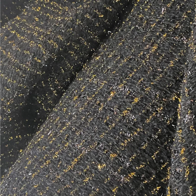 Твидовая ткань с металлическим блеском 100x150 см