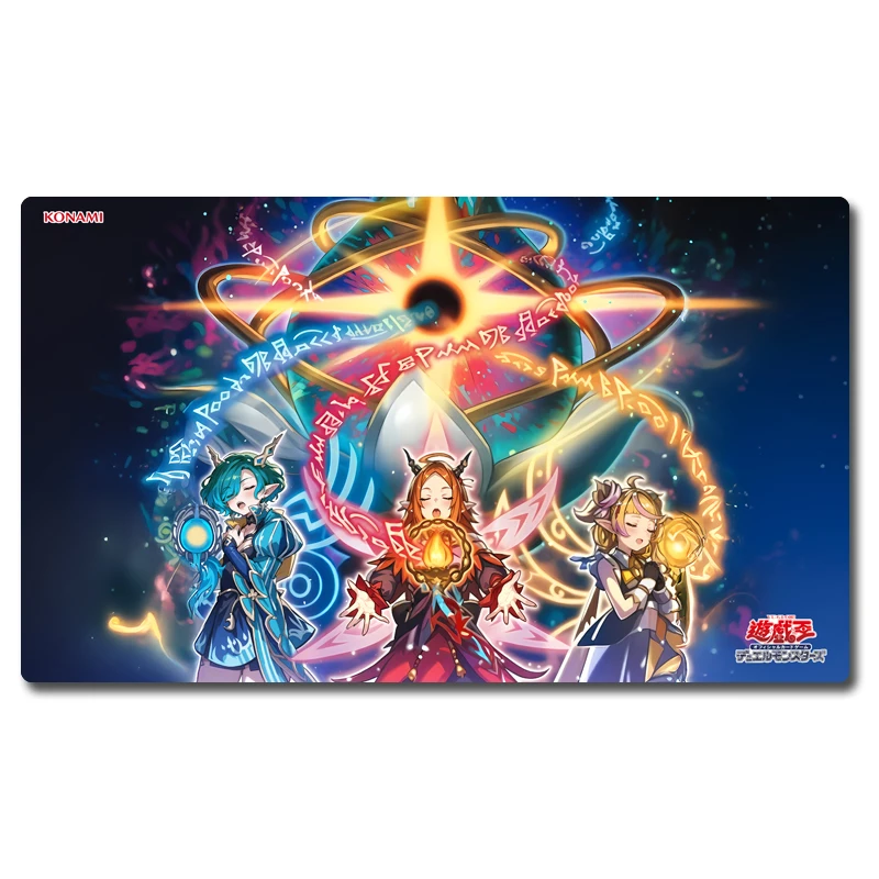 Фото Игровой коврик Yugioh Elvennotes Oracle Alicetea Yu-Gi-Oh! TCG OCG Коллекционные карточные игры Коврик Duel Plate Резиновый коврик для карт Коврик для мыши №3