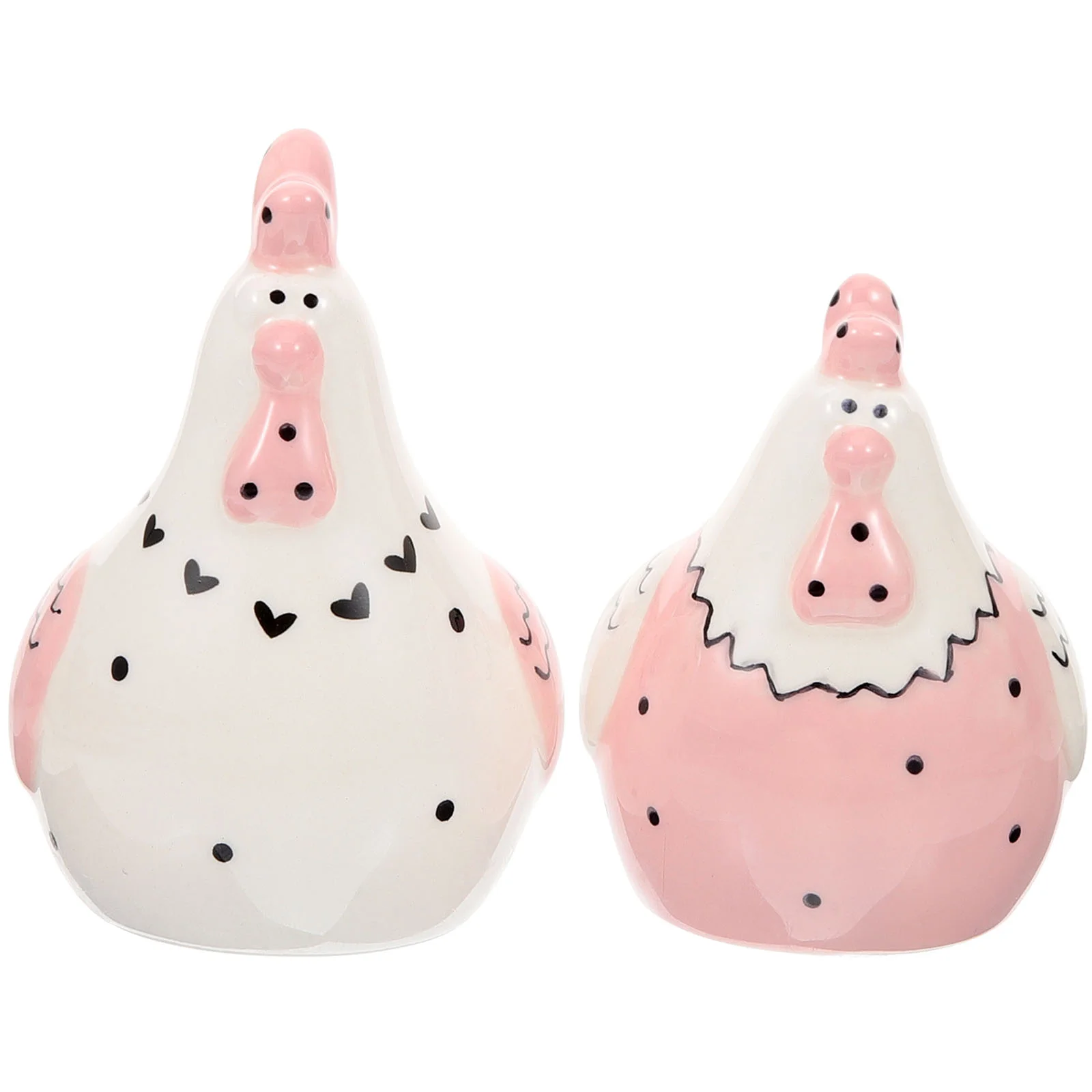 

2 Pcs Cutlery Easter Tableware Pepper Storage Bottles Set Ceramic Spice Shaker Condiment Container Salt Seasoning