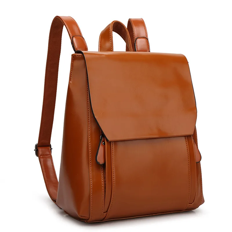 

Fashion casual brand design women's backpack Large size leather handbag for business work Free shipping