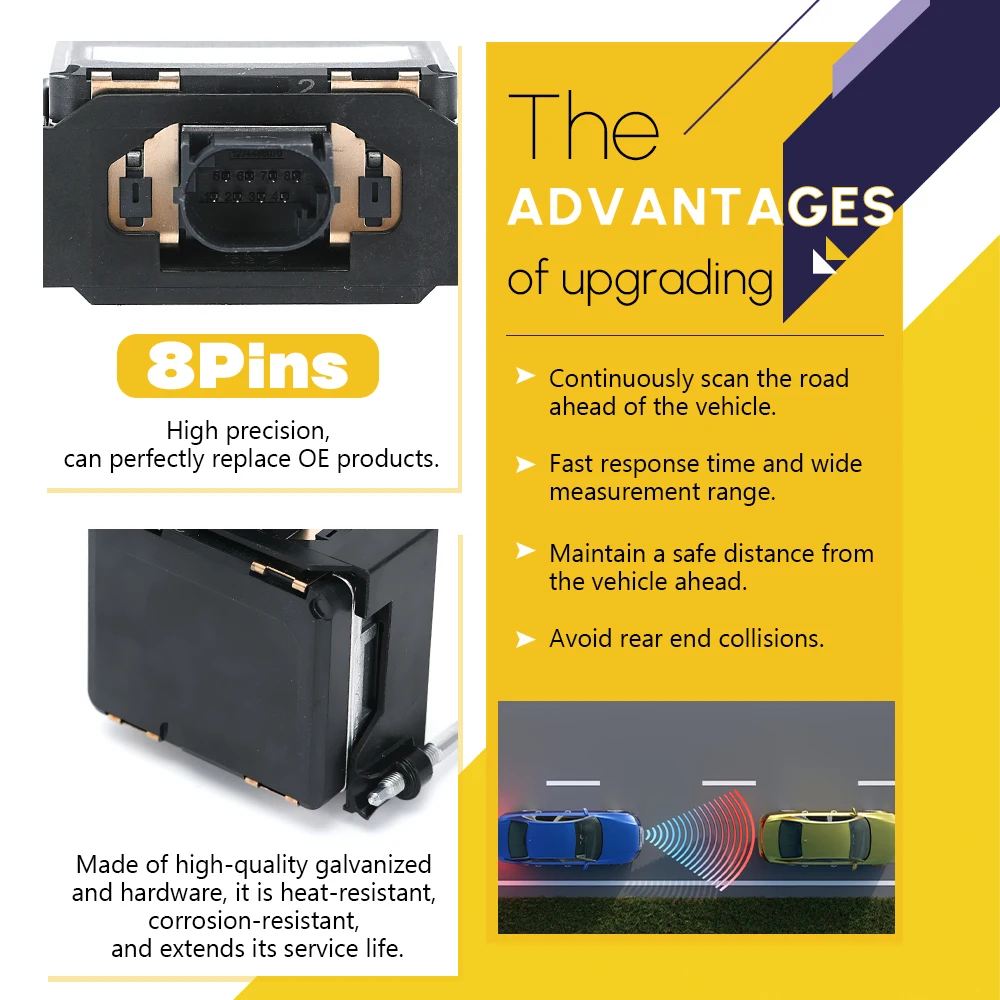 36801-TET-H14 Динамический радарный датчик расстояния круиз-контроля для Honda 16-21 Civic
