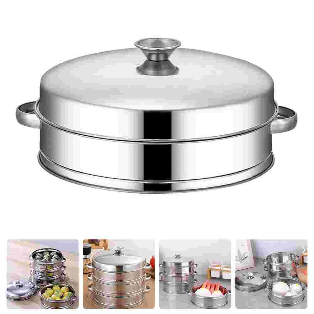 

Steamer Basketpot Metal Cookingsteaming Vegetable Kitchen Dim Sumdumpling Steam Insert Chinese Cookware Cooker Steel Dumplings