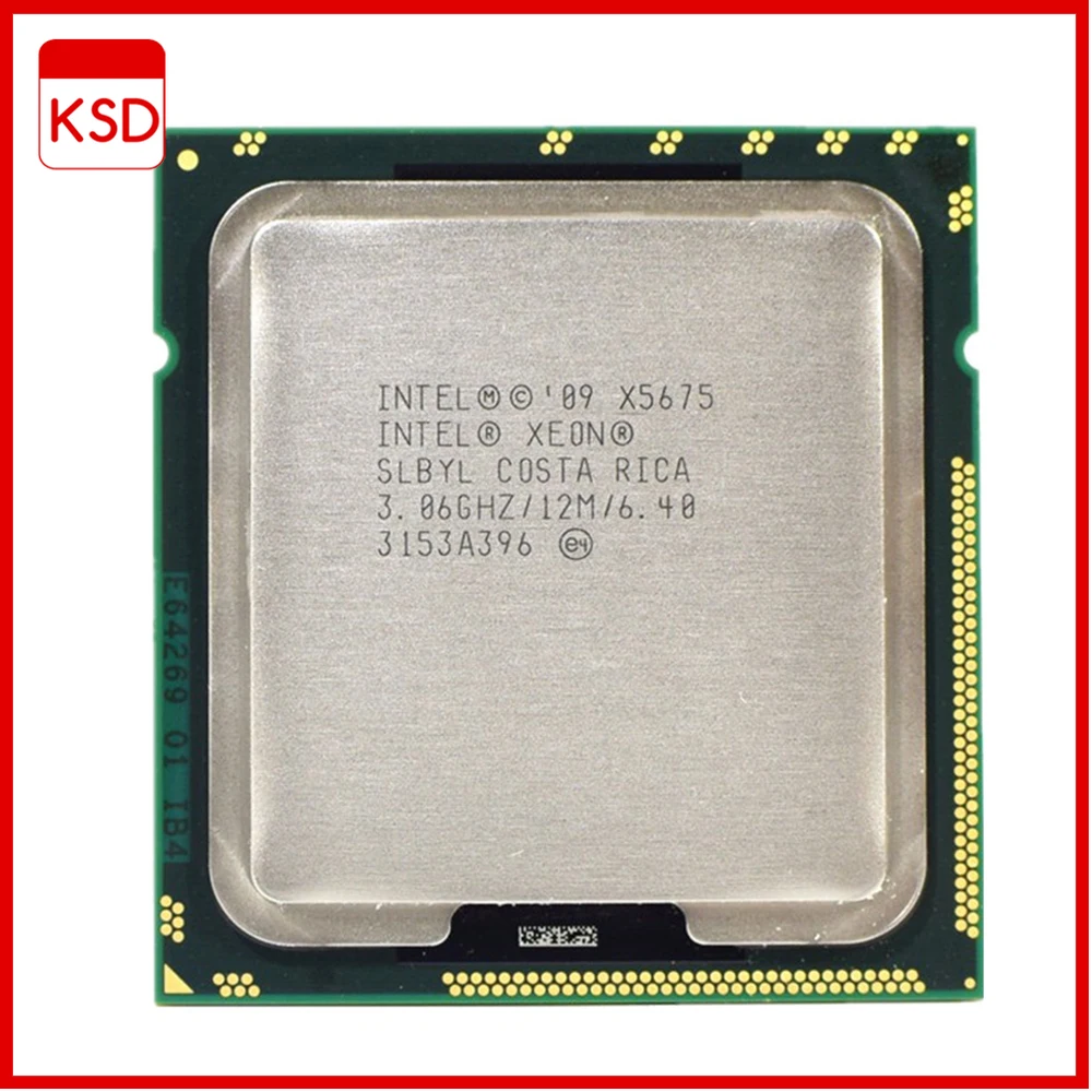 

Intel Xeon X5675 3.06GHz 12M Cache Hex 6 SIX Core Processor LGA 1366 SLBYL CPU