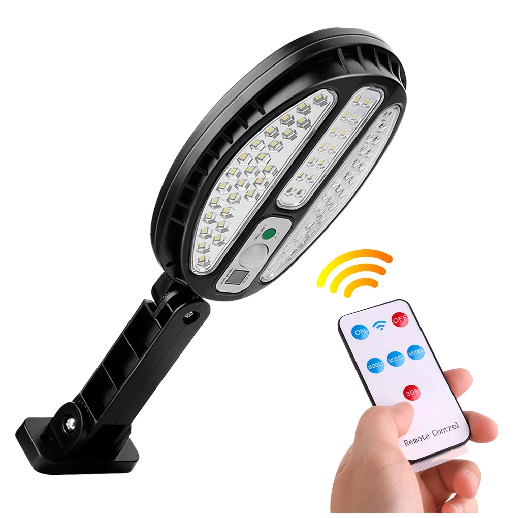 

Plastic Solar-powered Light LED Multi-modes Fast Charging Remote Control Motion Detection Lamp Outdoor Lighting Tool