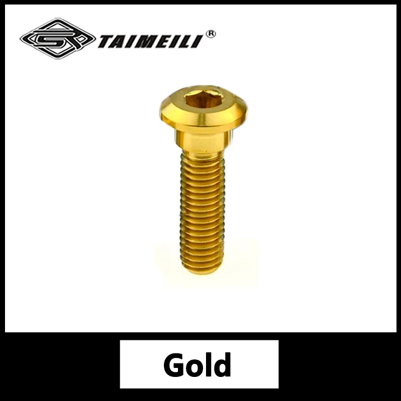 1 шт. винт из титанового сплава, тормозной диск для мотоцикла, фиксированный винт M8x20/25/30/33 мм