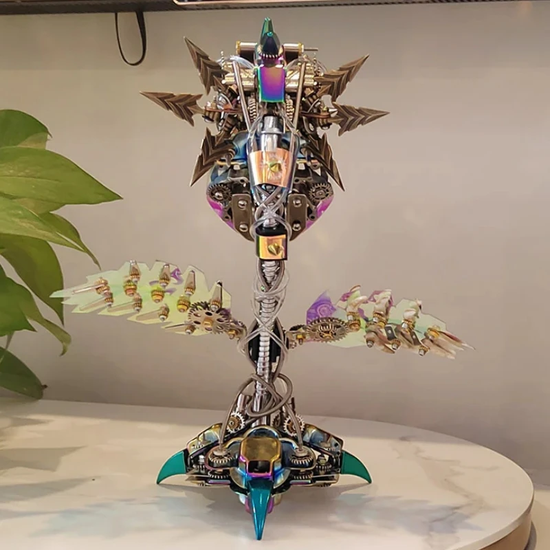 Набор металлических моделей с растением пираньи и цветком сделай сам стимпанк