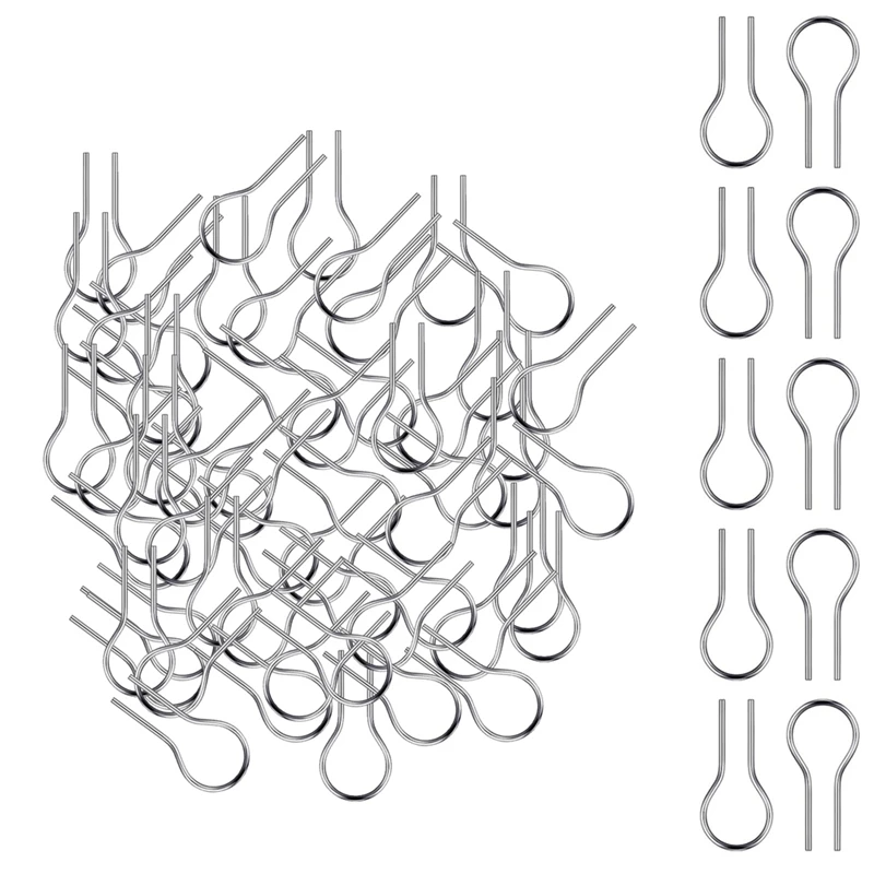 100 шт. высокотемпературные соединительные кольца из нихромированной проволоки