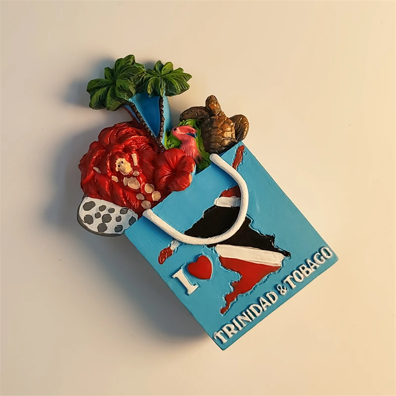 Наклейки на холодильник в виде Республики Тринидад и Тобаго украшение для дома