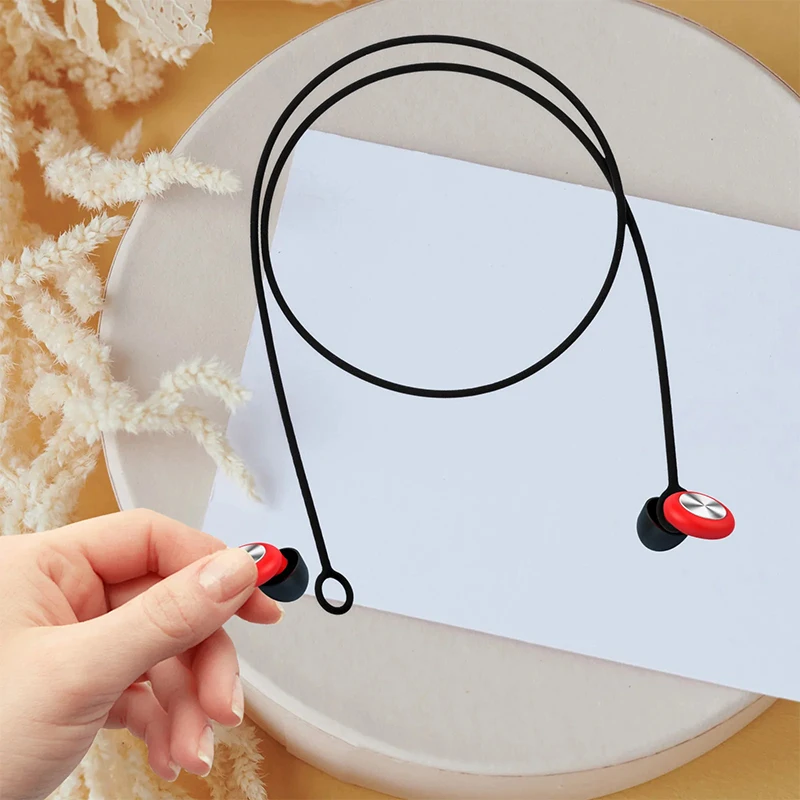 Уличные вкладыши для ушей шнурок наушников шнур работы путешествий сна защиты от