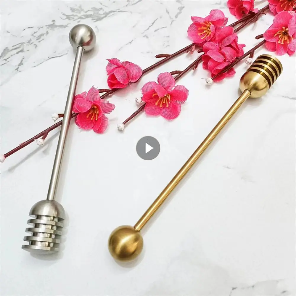 Медовый Миксер с прямой ручкой из нержавеющей стали 304 современная простота