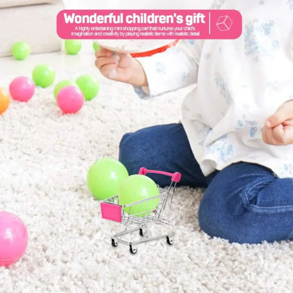 Новинка украшение для дома миниатюрная детская игрушка-тележка супермаркета
