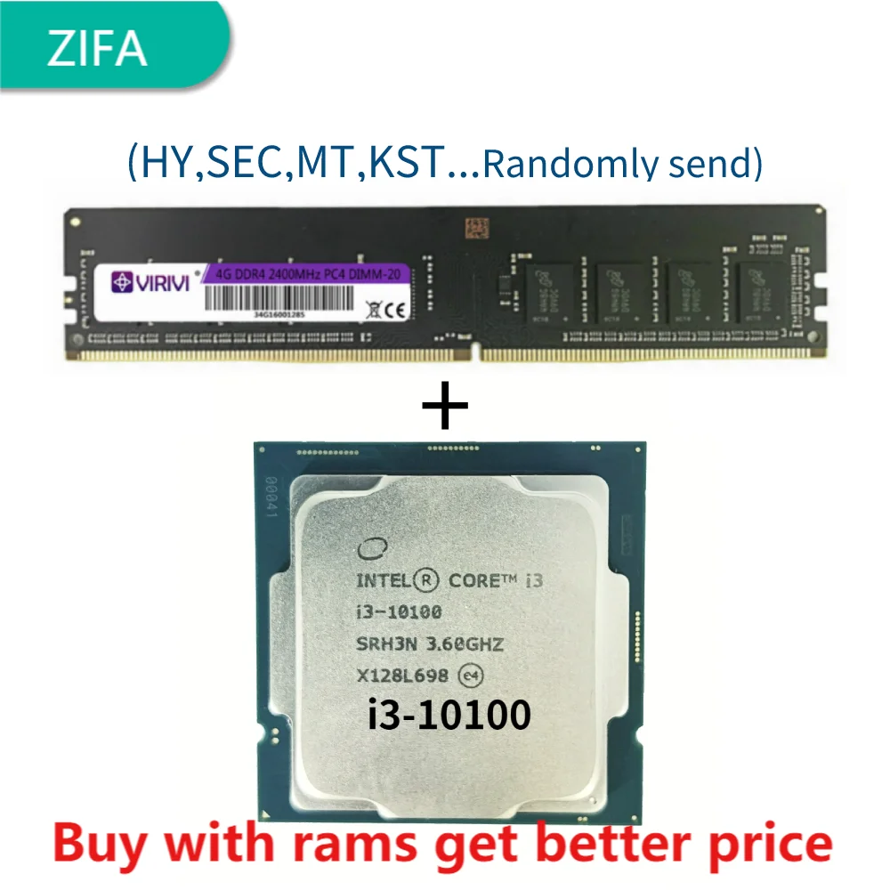 

Процессор DDR4 4G 2400 МГц со стандартом ранней яркости i3 10100 3,6 ГГц 4-ядерный 8-поточный ЦПУ L2 = 1M L3 = 6m 65 Вт LGA 1200