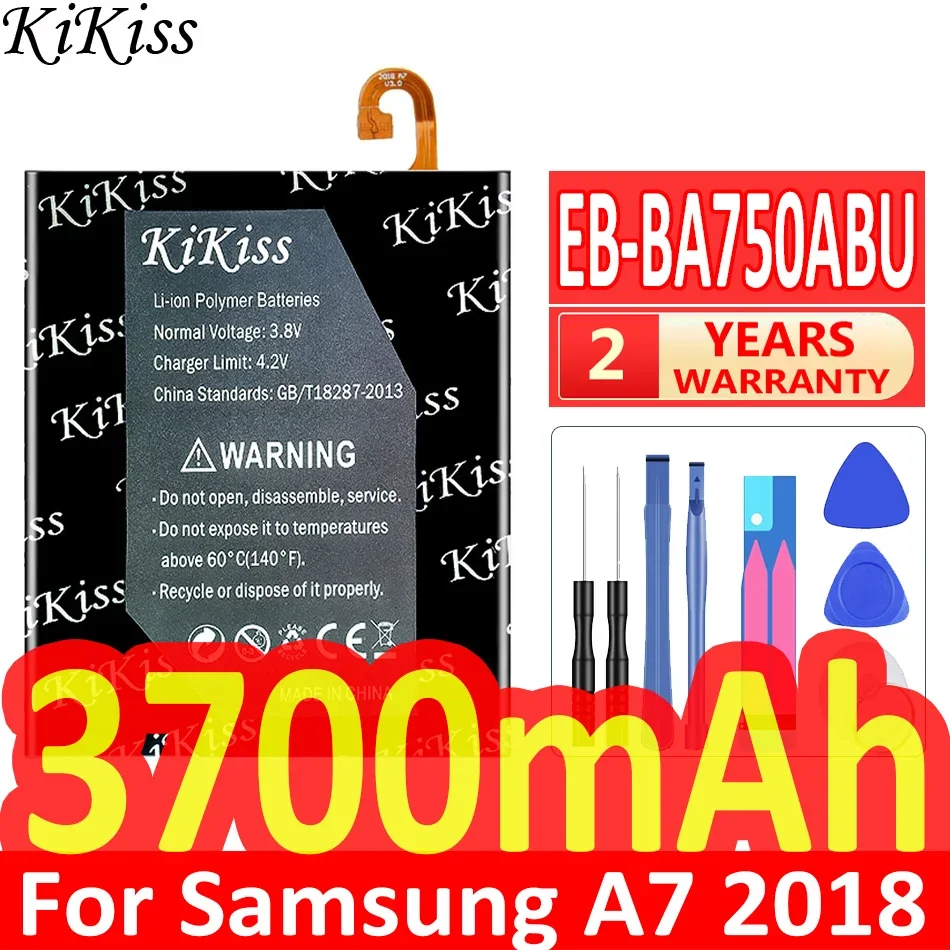 Аккумулятор KiKiss 3700 мАч EB-BA750ABU для Samsung Galaxy A7 (2018) A750 SM-A750F/DS SM-A750FN/DS A750F A750FN A750G A750GN s