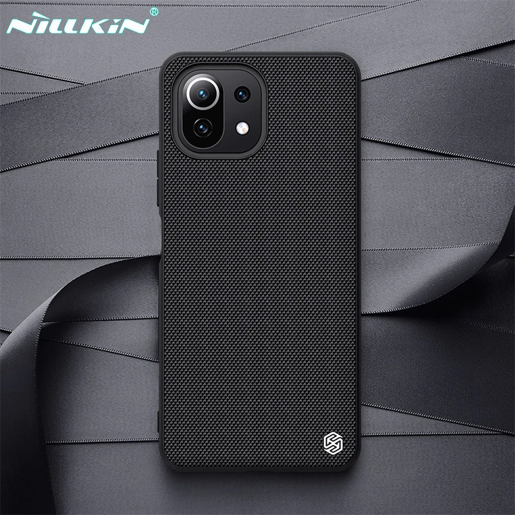 

For Xiaomi Mi 11 Lite 4G 5G NE 11X Pro Case NILLKIN Textured Nylon Fiber Non-slip Back Cover For Xiaomi Mi11 Pro Mi 11i 11 Ultra