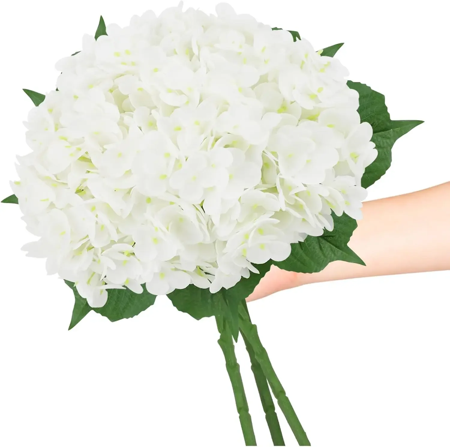 Искусственные голубые гортензии, 3 штуки