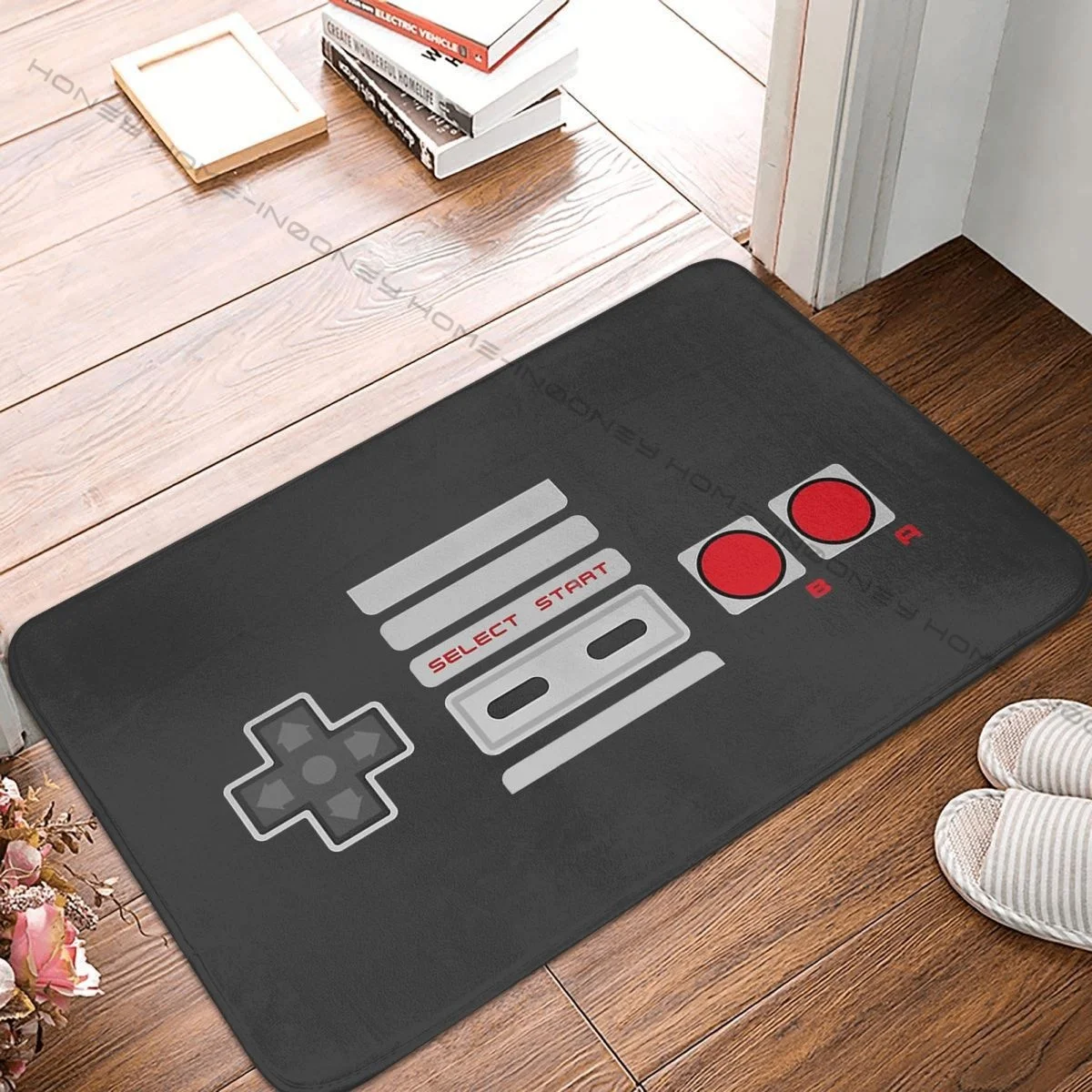 

Bathroom Mat Vintage Video Game Controller Doormat Kitchen Carpet Entrance Door Rug Home Decor