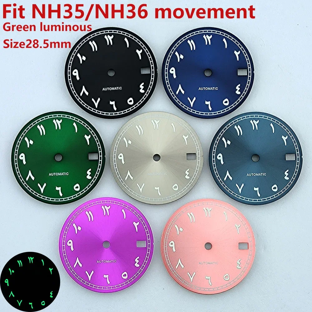 NH35 циферблат стрелки без логотипа арабские цифры указатели циферблата иглы