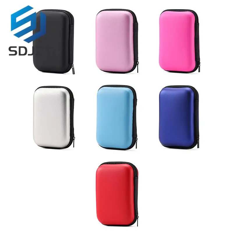 

1pc Mini Cable Organizer Memory Card Case Headphone Headset Accessories Carry Pouch Storage Earphone Bag