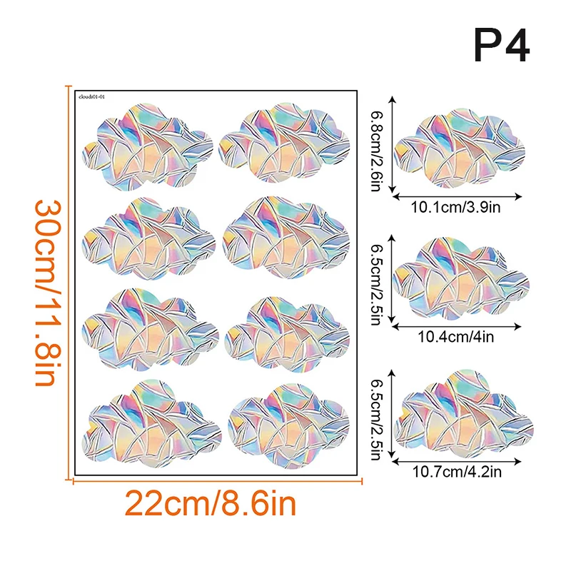 

Радужные наклейки на окна TPXCKz