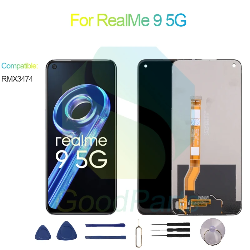 ЖК-дисплей для RealMe 9 5G Speed экран 6 дюйма RMX3461 сменный сенсорный дигитайзер скорости