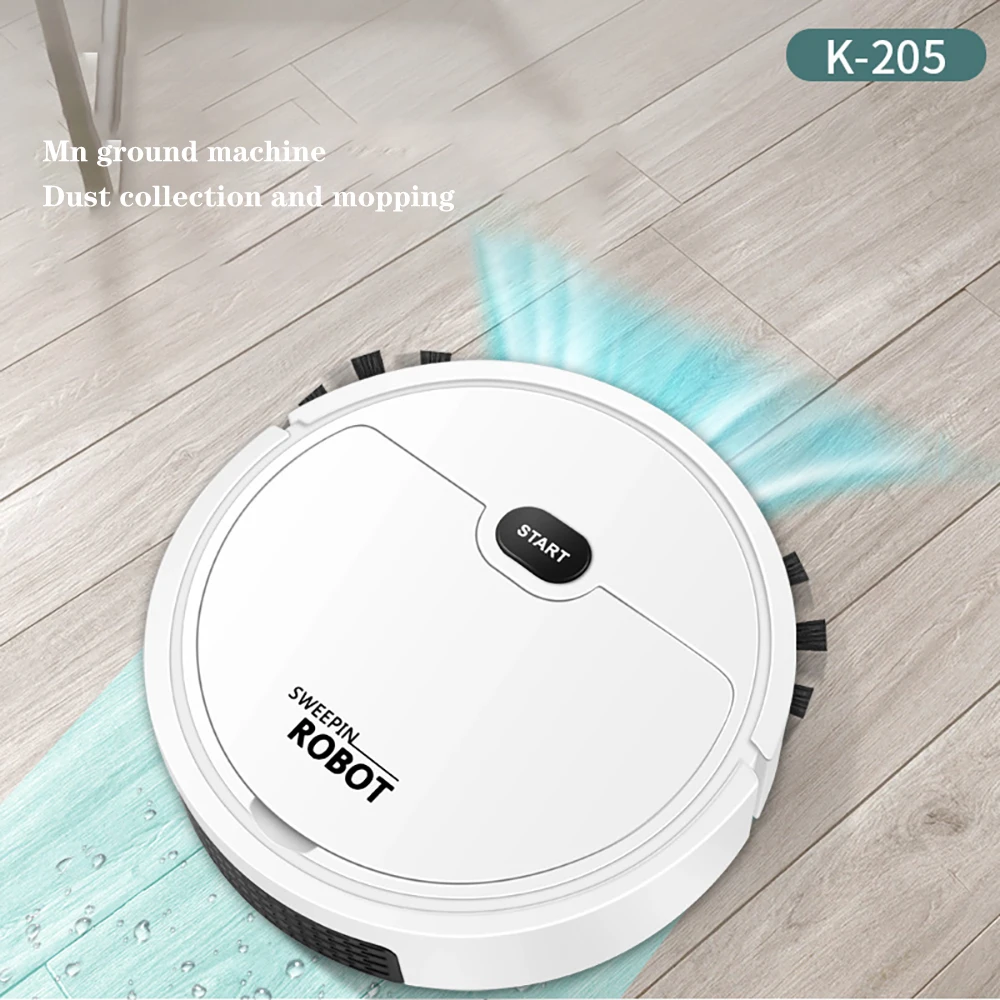 

3 IN 1Robot Vacuum Cleaner Sweep and Wet Mopping Floors&Carpet Run Wireless Floor Machine USB Reharge Sweeping Robot Tool Dust