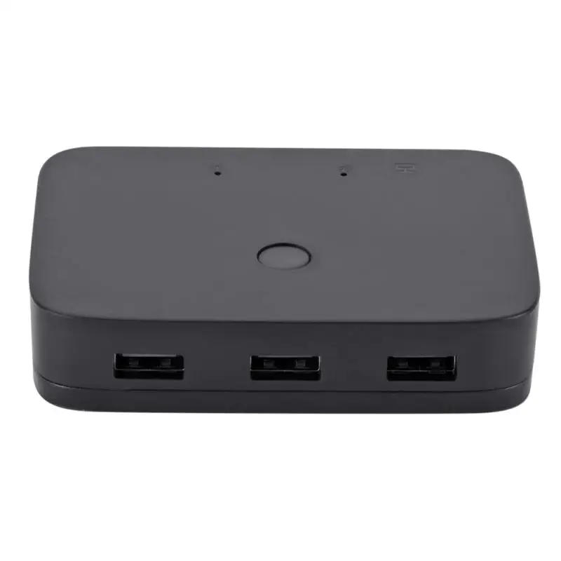 

4k Hd Display Kvm Switches Built-in Automatic Adjustment System Cable Plug And Paly Button Switching Usb Sharer Mouse