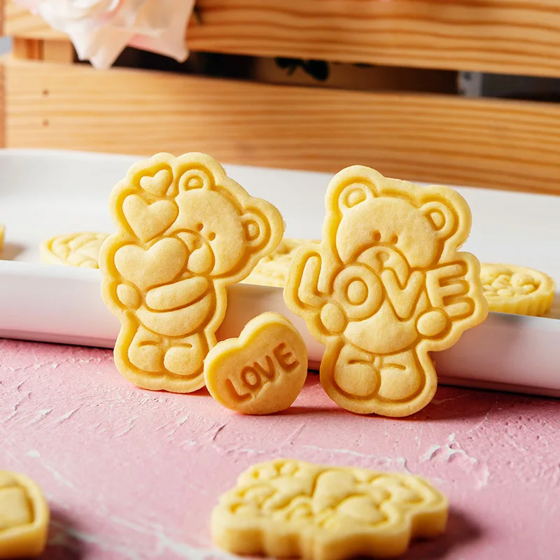 Modeling Cartoon Biscuit Mold Pla Plastic Mold Korean Style Baking Tool