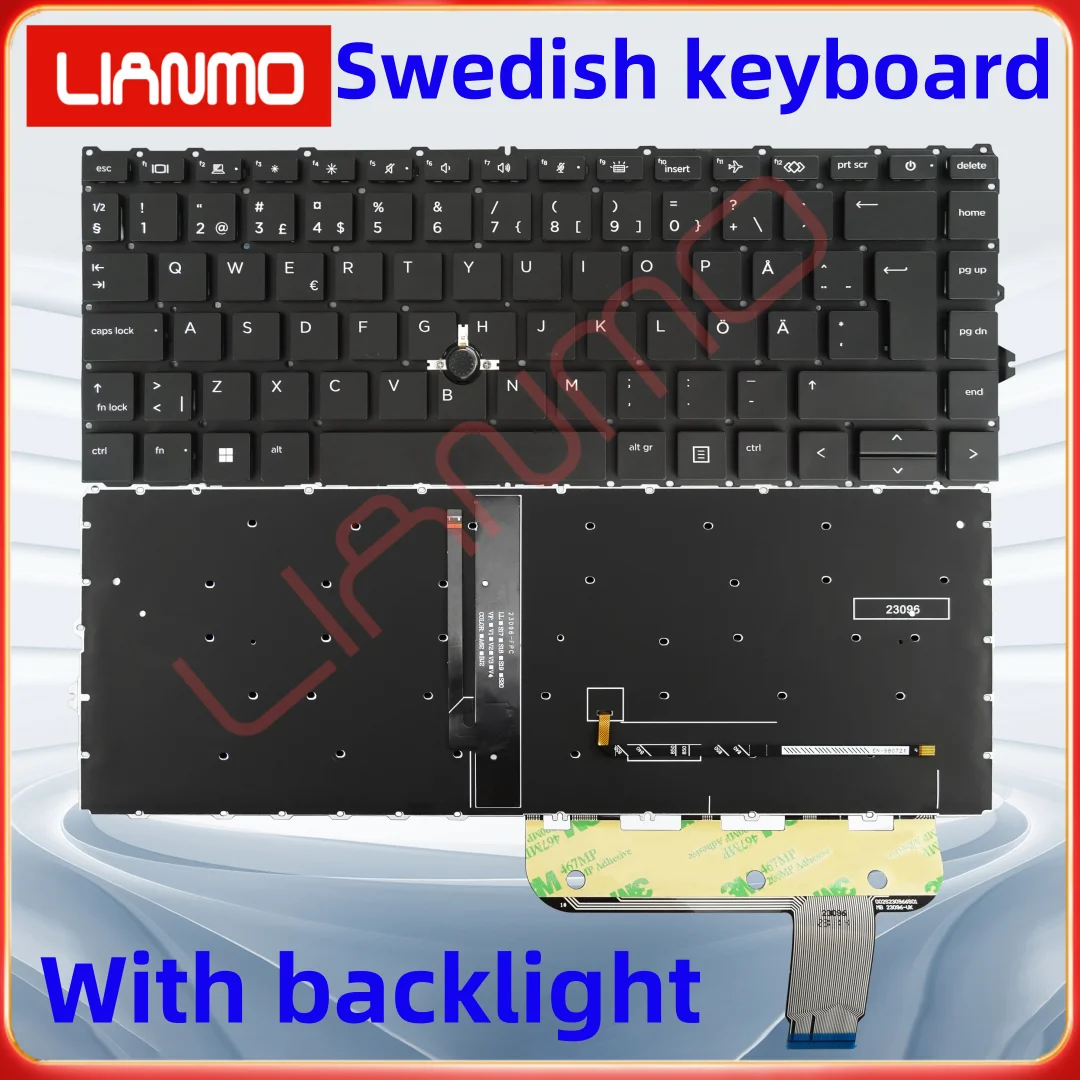 Клавиатура ноутбука French/Latin Language/Romania/Portugal подходит для HP 840 G7 G8 845 745 zbook14