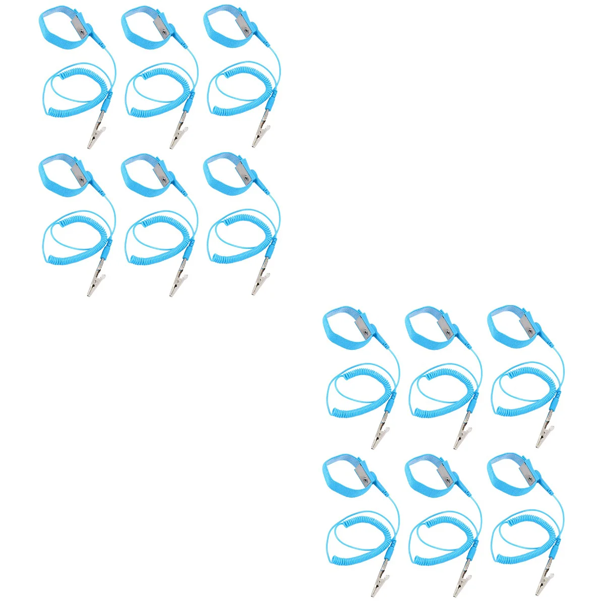 

12 шт., антистатические браслеты из нейлона и шелка