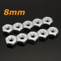 10 pcs stainless steel 8mm guide bar nut fit for ms180 ms250 ms381 ms361 ms440 ms660 chainsaw replacement garden tools