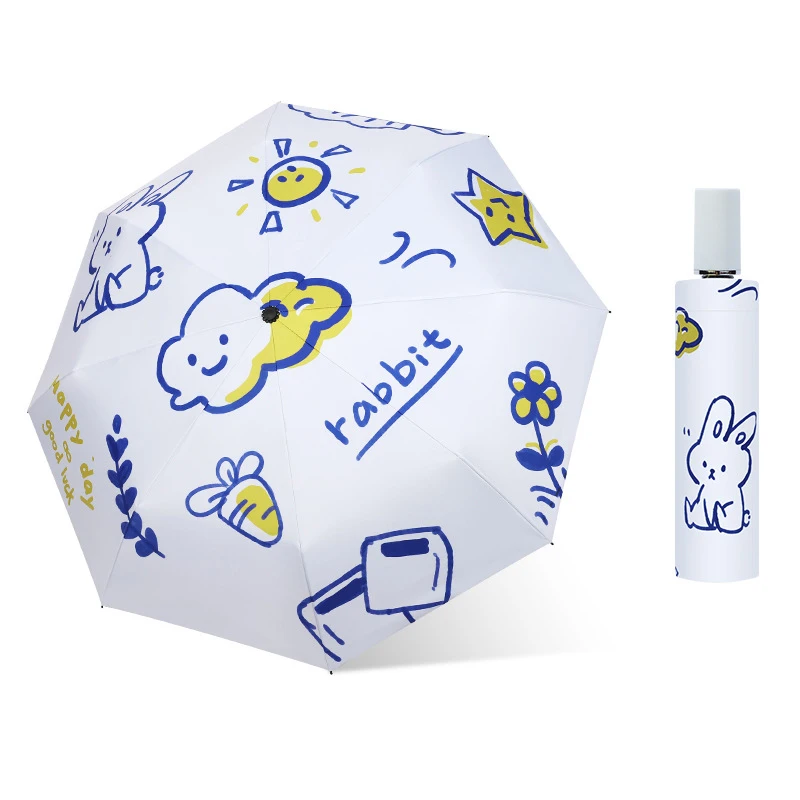 

Creative Umbrella For Girls Sun Rain Umbrella Windproof 2022 Luxury Parasol Paraguas 210T UPF 50+ Guarda Chuva Feminino Parasole