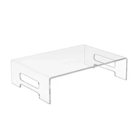 monitor stand acrylic heavy duty laptop riser computer desktop stand desk display tray shelf bed tray with carry handles