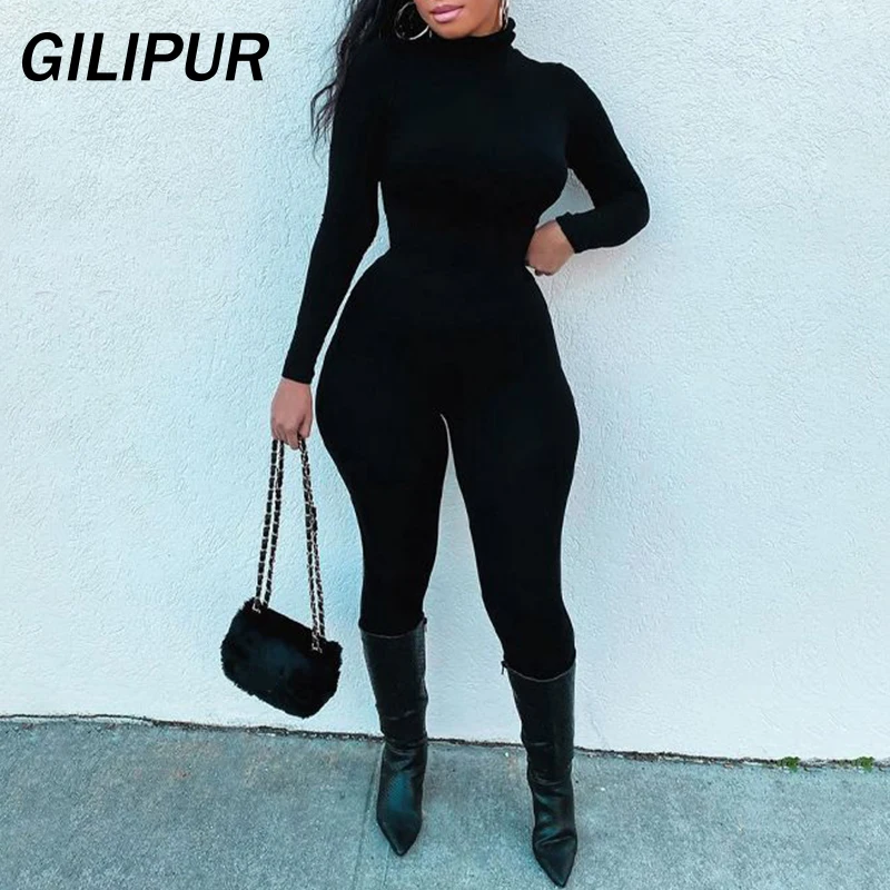 

Базовый Облегающий комбинезон для женской одежды, повседневный Однотонный женский комбинезон 2K