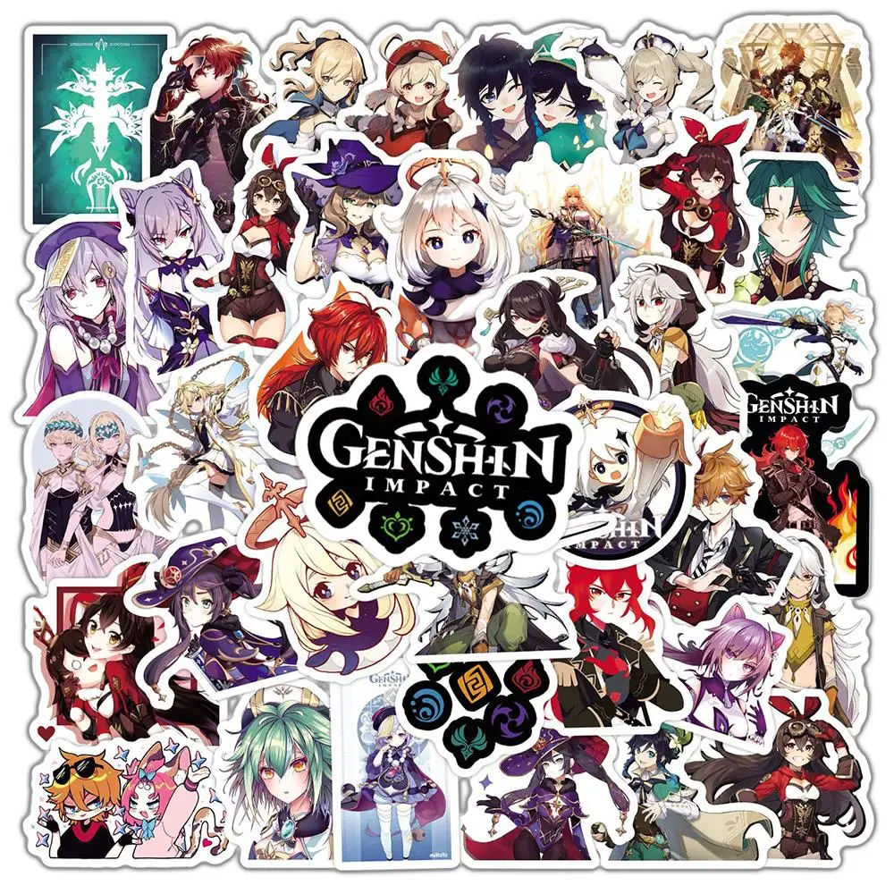 

10/30/50 шт., водонепроницаемые Мультяшные наклейки для скейтборда, холодильника, гитары, ноутбука