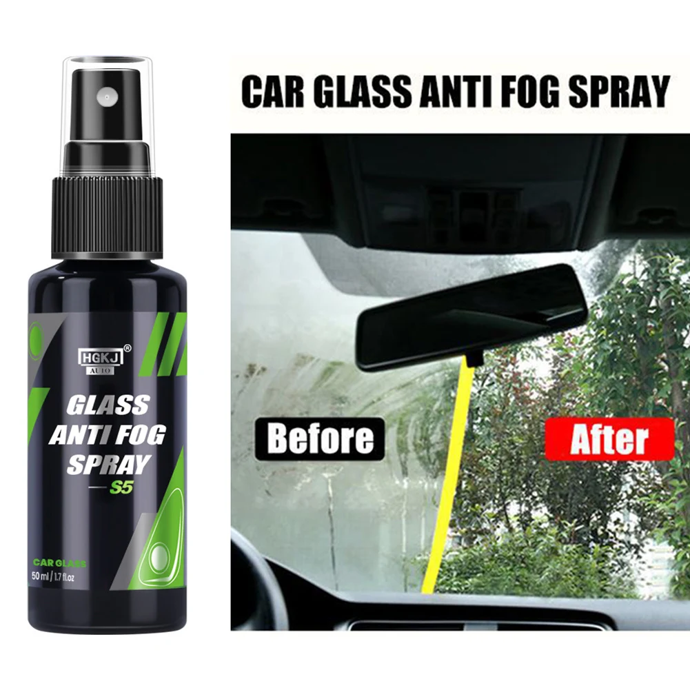 

50ml Anti-fog Spray For Car Inside Glass Anti Fog Spray Prevents Fogging Clear Vision Hydrophilic Coating Cleaning Agent