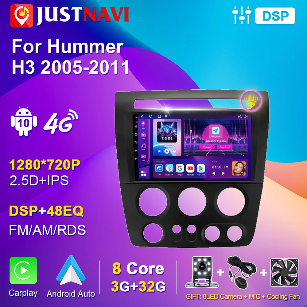 

Car Intelligent System Android for Hummer H3 2005-2011 Car Radio Stereo 2din Multimedia Video Player Navigation Audio for Car