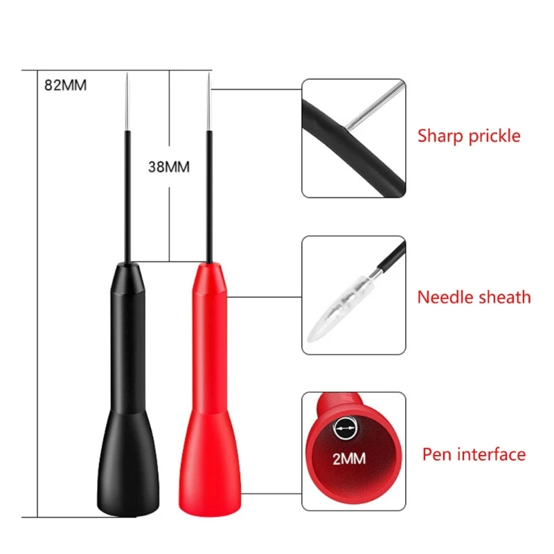 Универсальный щуп для проверки цепей диаметром 2 мм замена зонда мультиметра