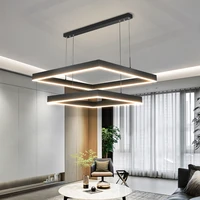 new modern ceiling chandelier living room concise pendent lamp dining room square nordic lamps led ceiling living room lights