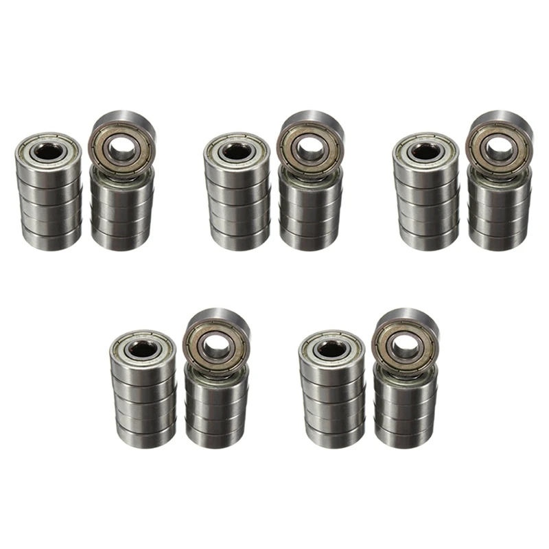 

50Pcs 8 X 22 X 7Mm Skateboard Scooter Roller Blade Bearings Wheels ABEC-5 608ZZ