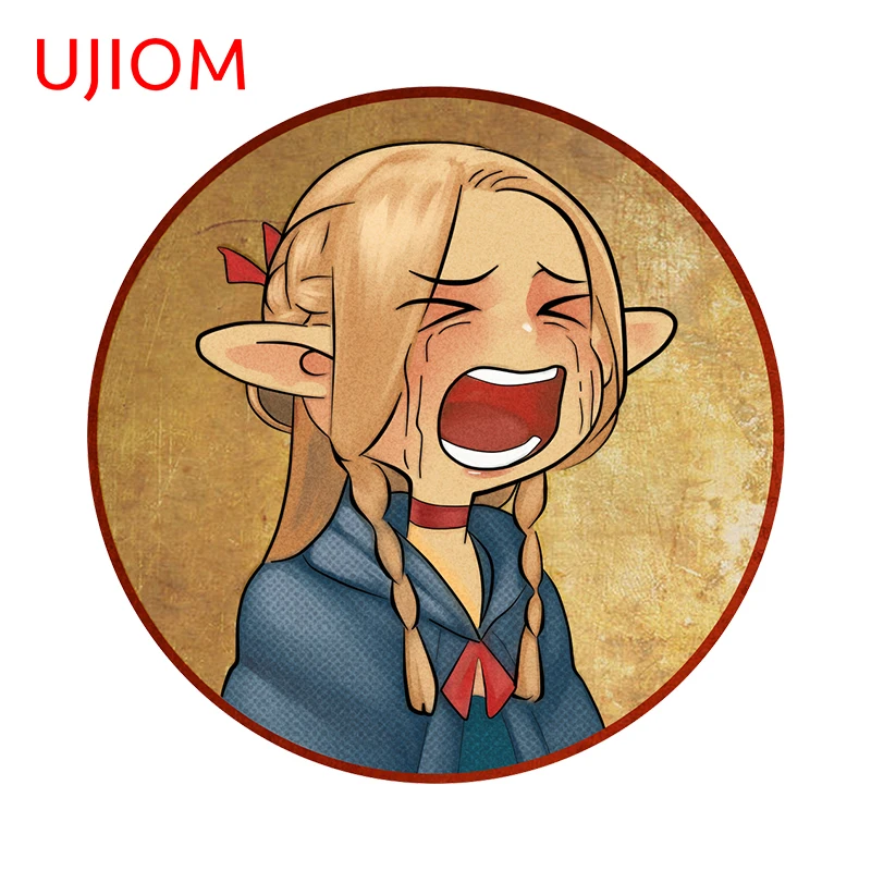 UJIOM 13 см × плачущий Марсиль аниме стикер на стену креативные забавные графические