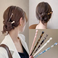 fashion chinese style hair sticks vintage acetate chopstick women hairpins hair clips pins wedding hair jewelry accessories
