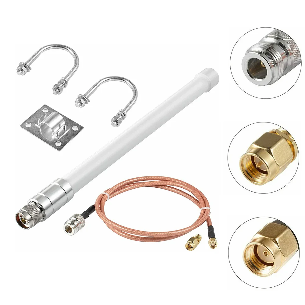 

8dBi Helium Hotspot Miner HNT LoRa 915 МГц антенна для SenseCAP N Female To RP-SMA Male Low Loss RG142 кабель M1 с адаптером