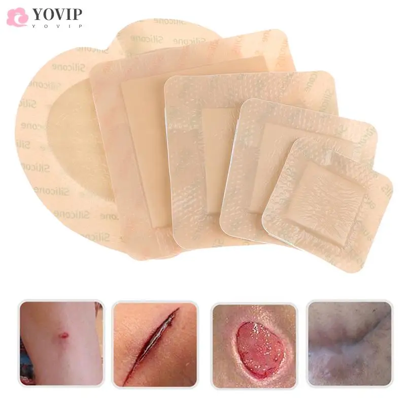 

5Sizes Hydrocolloid Adhesive Dressing Wound Dressing Sterile Bedsore Healing Pad Patch Wound Care
